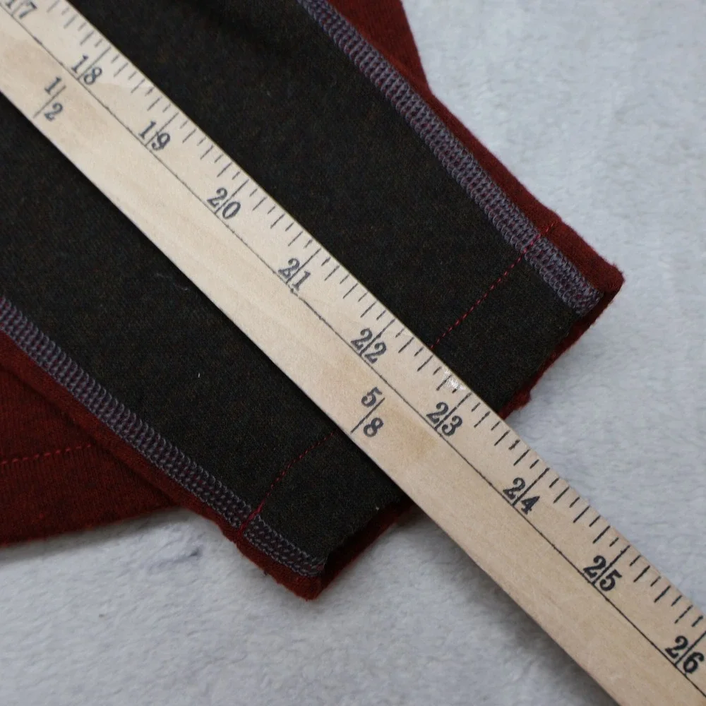 Kuhl Revel Sweater Mens Large‎ Red 1/4 Zip Pullover Fleece Knit Outdoor Hiking